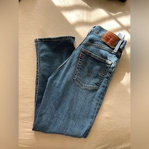 Levi’s ribcage straight ankle jeans